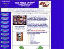 Tablet Screenshot of megaevent.com